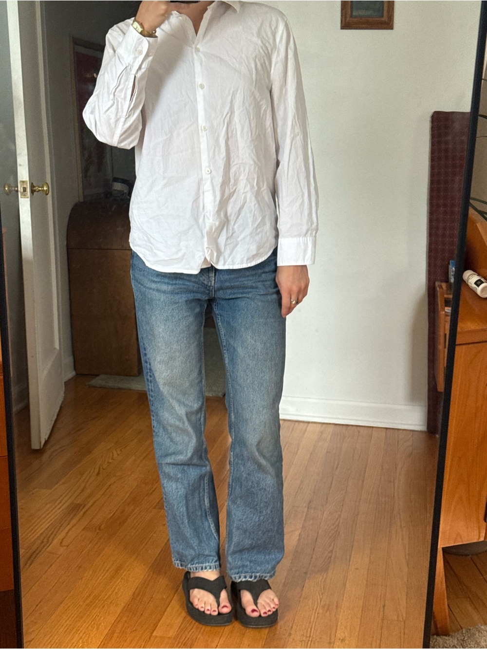 Madewell Light Weight White Button Down